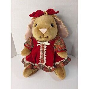 EUC Vintage 1985 Velveteen Rabbit Plush 13" Bunny Rabbit Floppy Ears Toys R Us